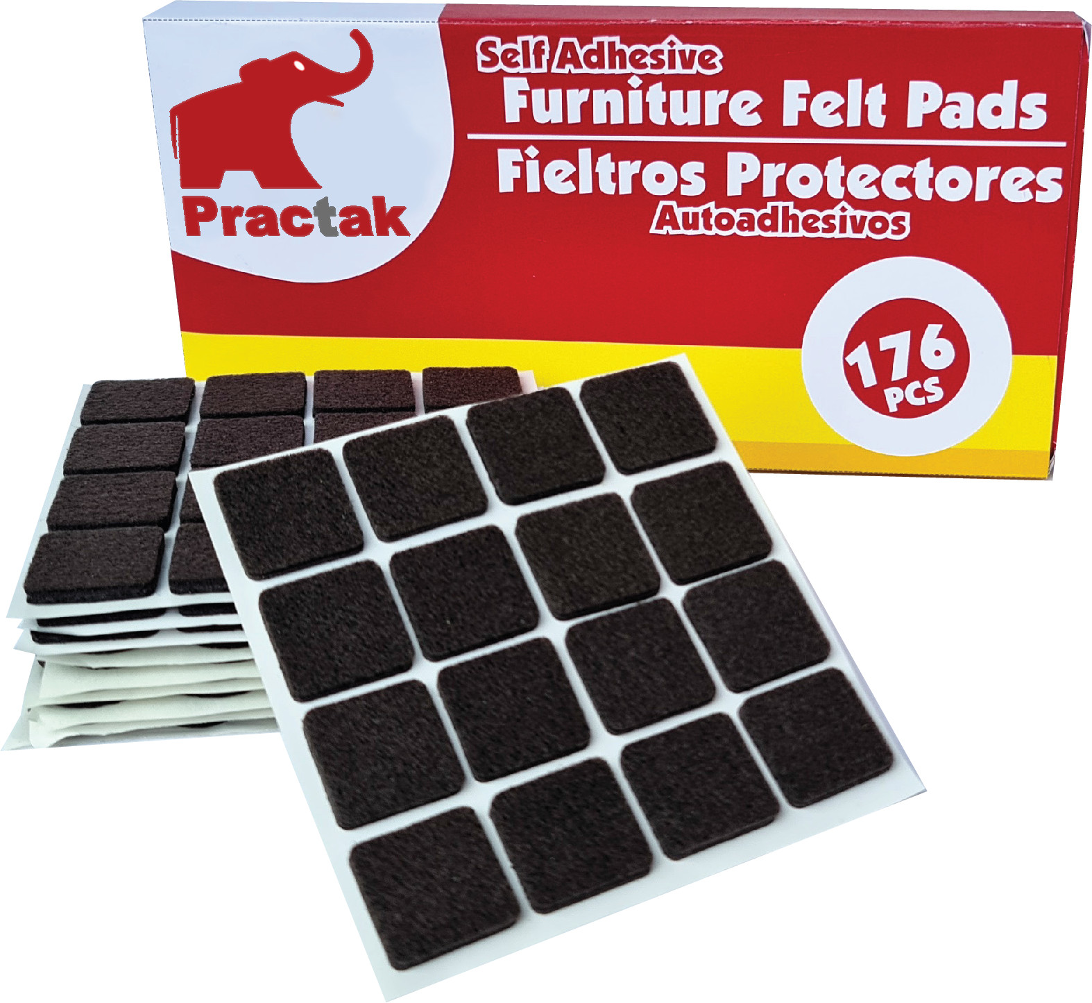 Adhesive felt pads — detail 01